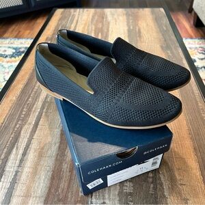 Cole Haan Women’s Black Woven MC Loafers - Women’s 11